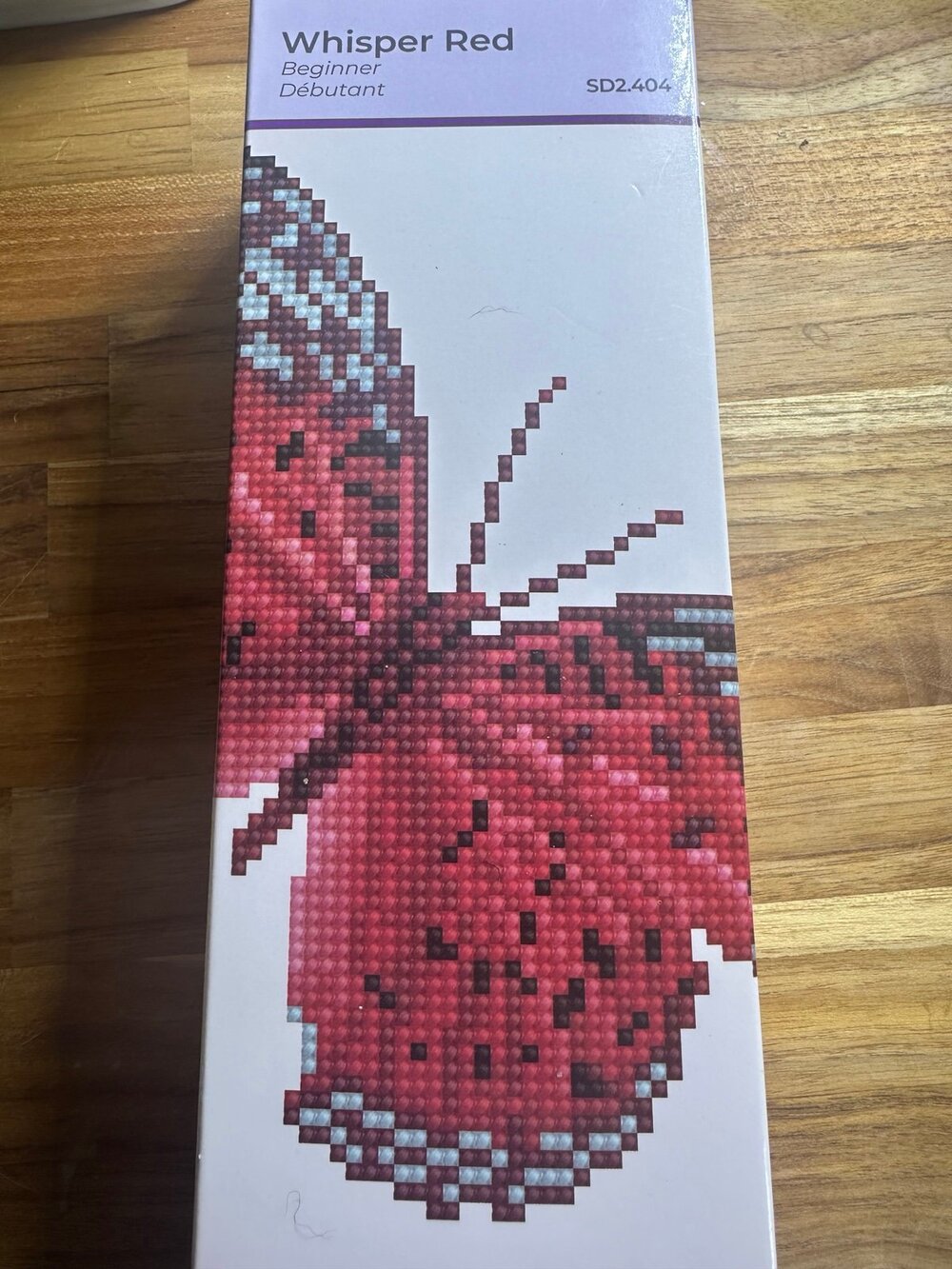 Whisper Red Diamond Art Kit Simply Dotz Diamond Dotz Sealed NIB Butterfly
